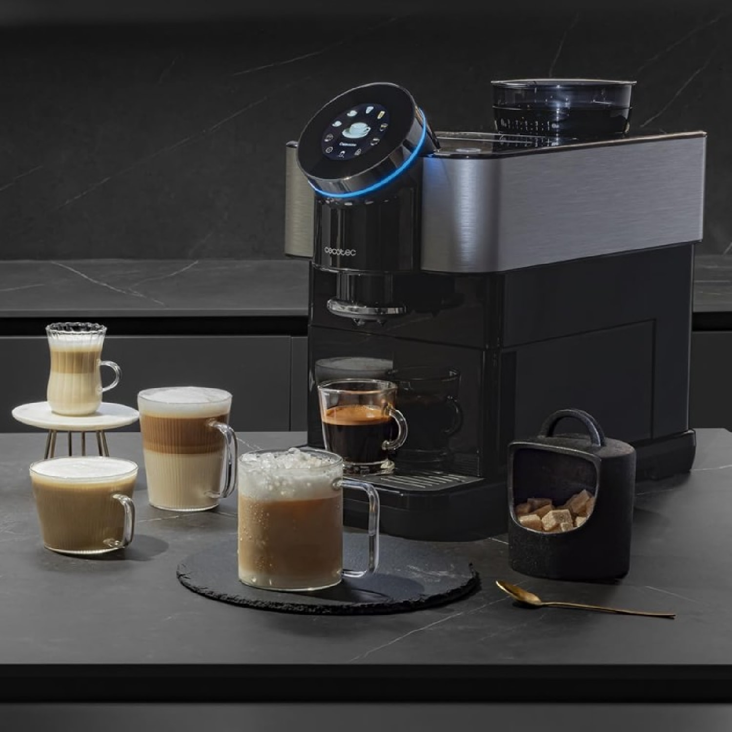 Cecotec Cafetera superautomática Cremmaet Spin