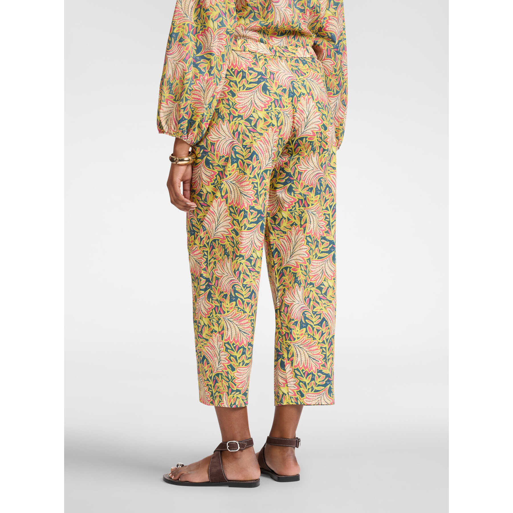 Elena Mirò - Pantalones estampados - Amarillo