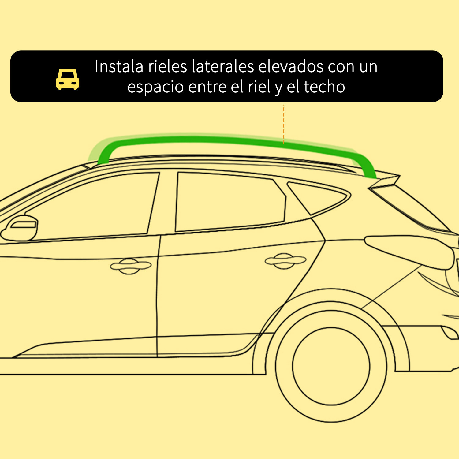 Barras de Techo Universales para Vehículos Bacas Portaequipajes Coche Automóvil con 123,5 cm Rieles de Aluminio y Cerradura Carga 75 kg Plata