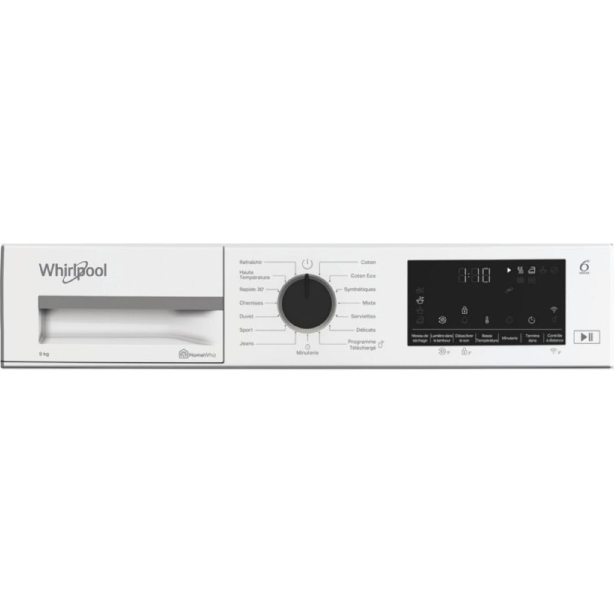 Sèche linge pompe à chaleur WHIRLPOOL CWD93MWBSFRX