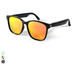 Gafas inteligentes GS08, llamada bluetooth, asistente de voz, control remoto de la cámara.