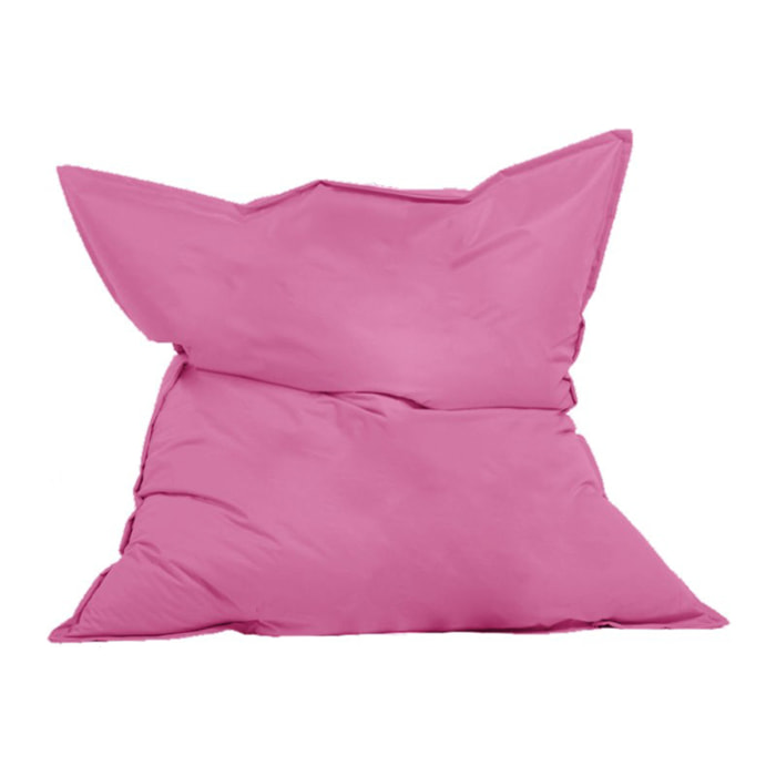 Pouf rectangulaire d'extérieur XXL 180x140cm rose THIES