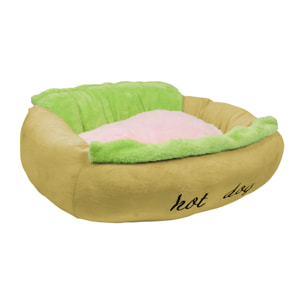Coussin - THE CONCEPT FACTORY - Hot Dog - Design Ludique - Vert et Jaune