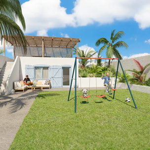 Portique métal 2,20 m Axion TEO - 4 Enfants