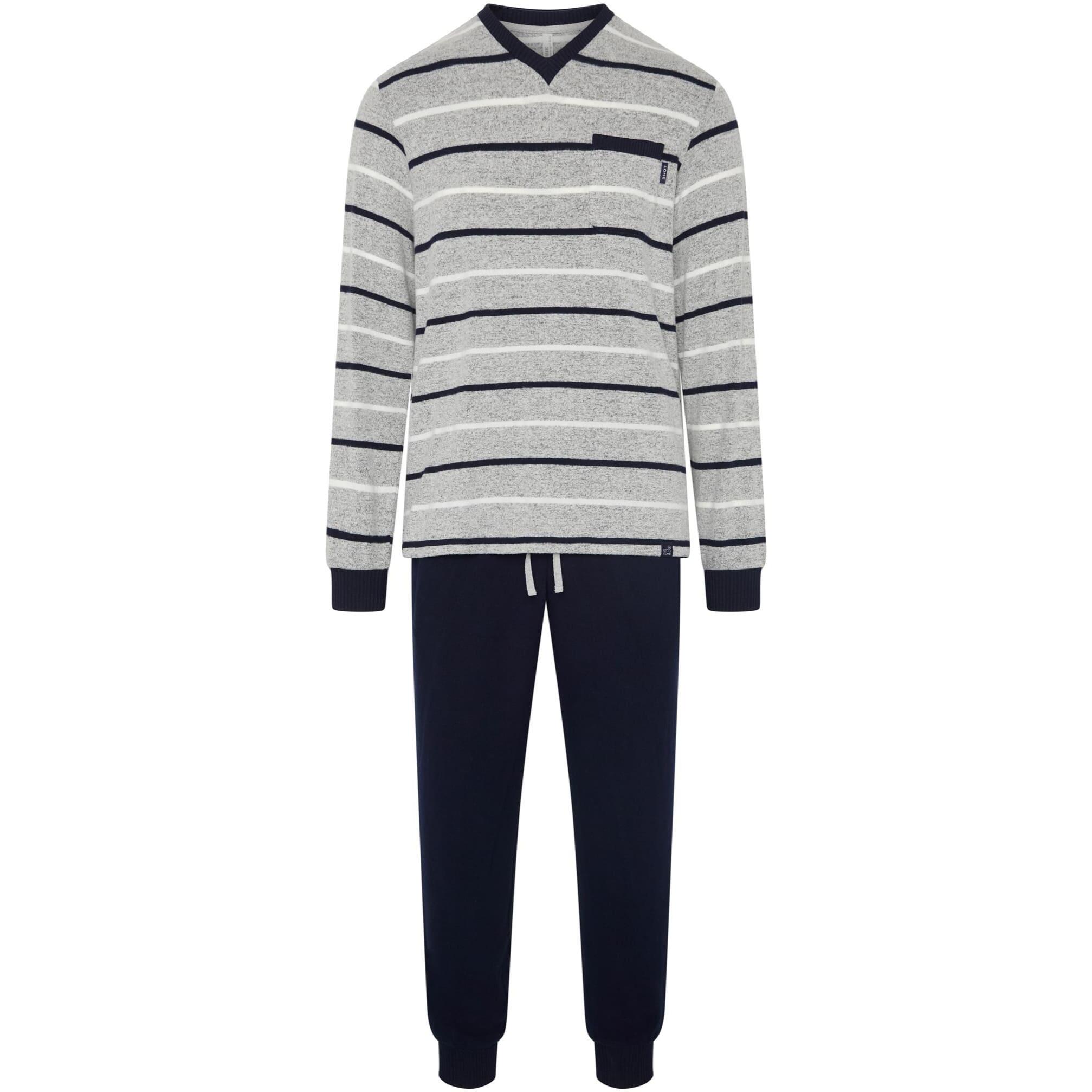 Pijama hombre rayas azules vigore