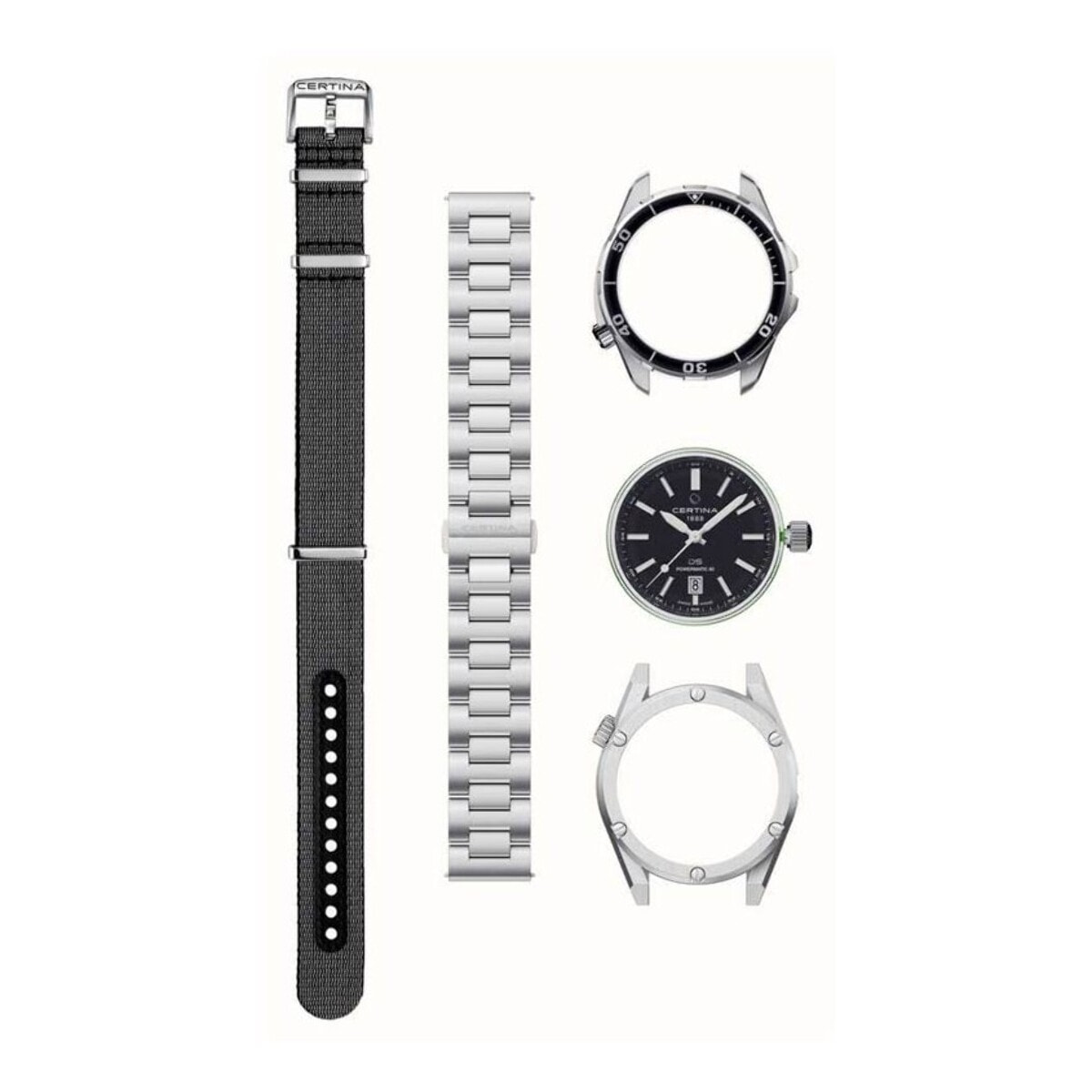 Reloj Certina C0414071905100 Hombre Analogico Automatico con Correa de Acero inoxidable