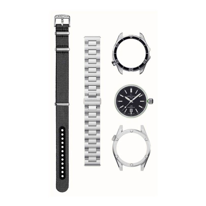 Reloj Certina C0414071905100 Hombre Analogico Automatico con Correa de Acero inoxidable