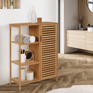 Meuble pour salle de bain Maya 1 porte en bambou