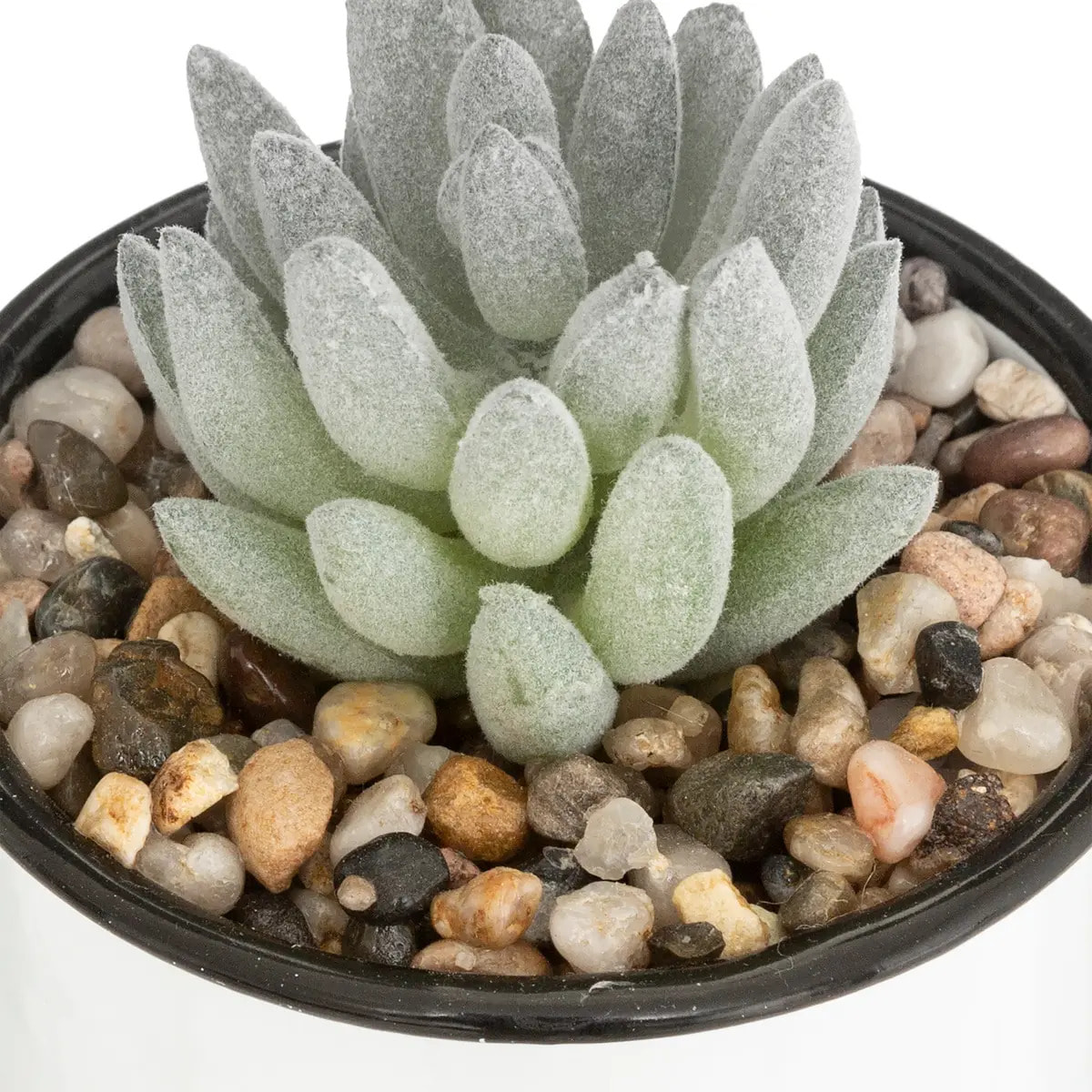 Plante artificielle mug métal H10cm