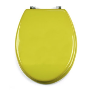 Abattant wc MDF CLEO Vert Pistache - Charnières Inox MSV