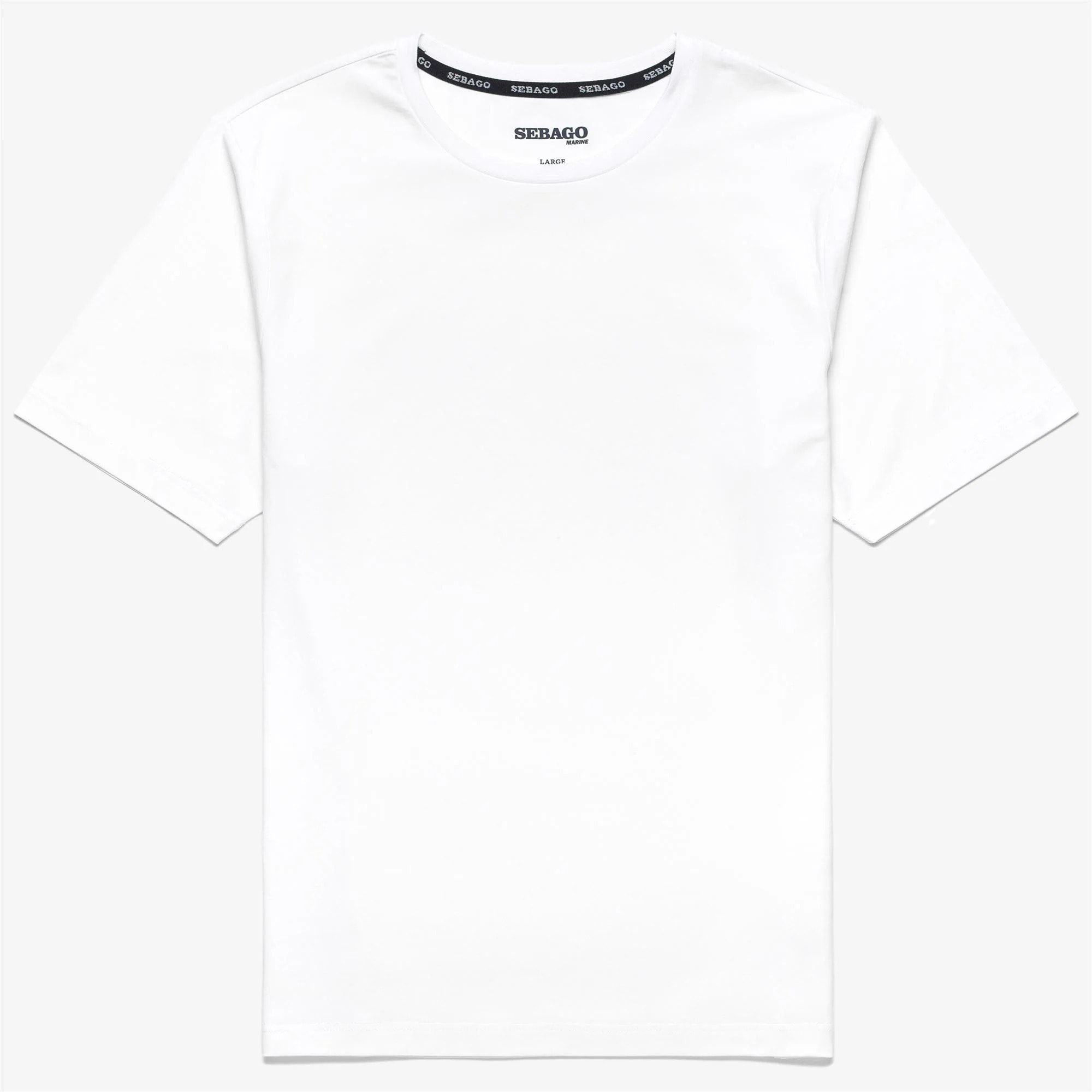 Sebago - T-Shirts & Top Uomo Donna Bianco - Crew T_Shirt
