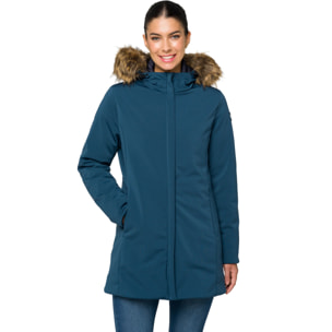 Parka DAHLIA imbottito impermeabile blu chiaro