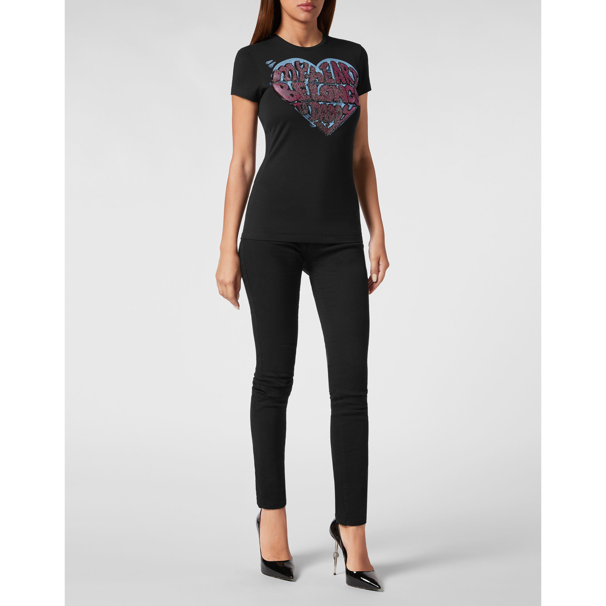 PHILIPP PLEIN Camiseta de cuello redondo