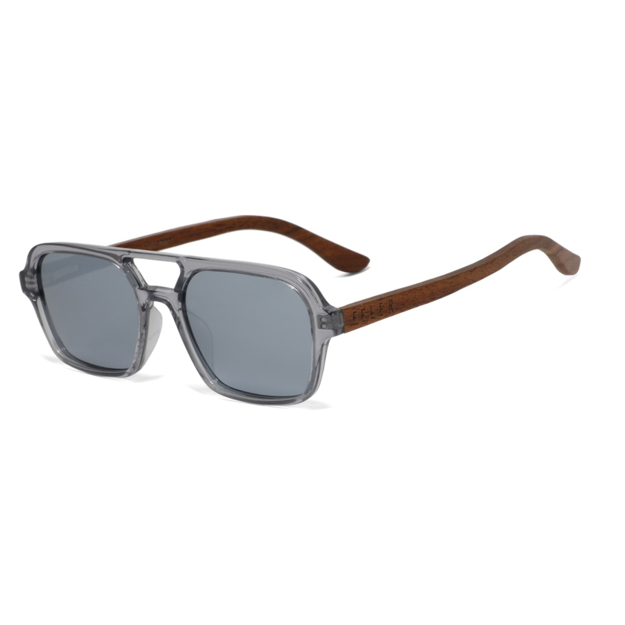 Gafas de Sol Feler 1539M-2 Polarizadas de Madera Unisex 53mm