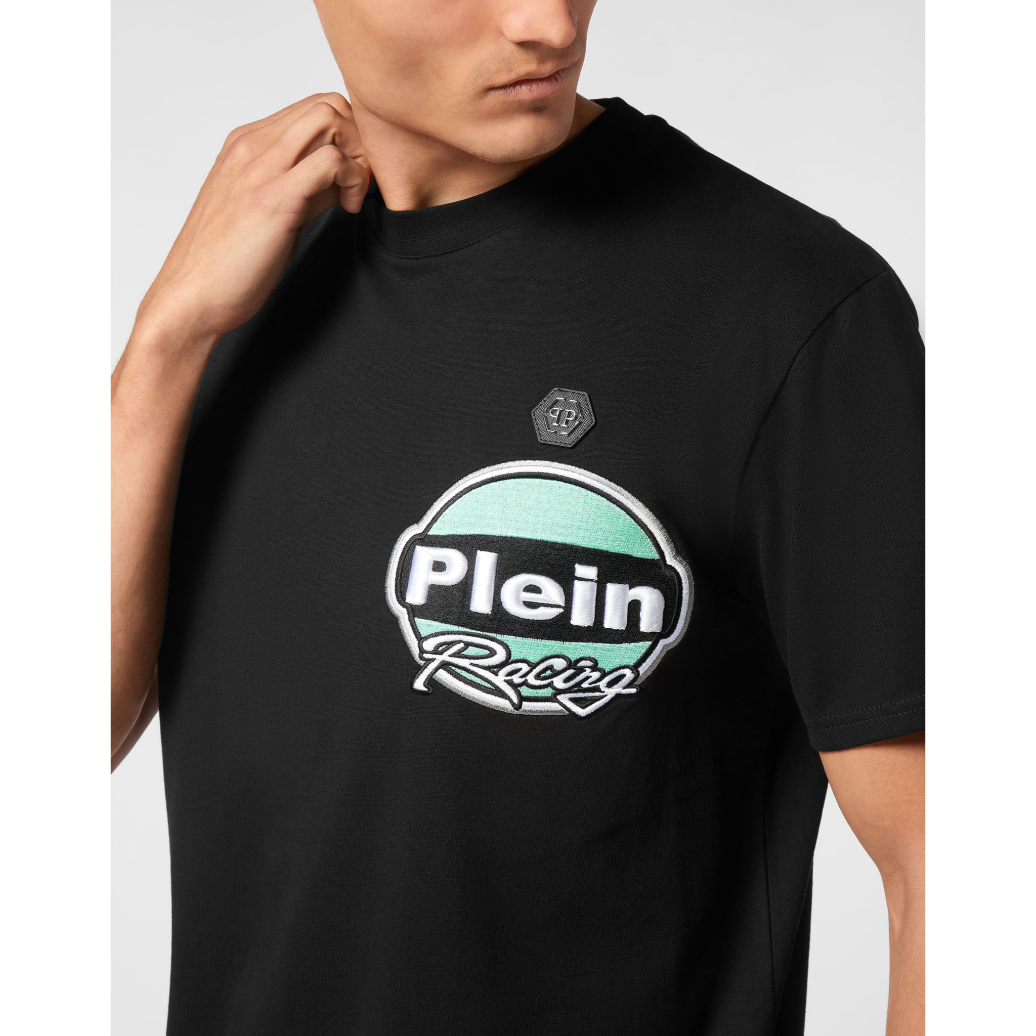 PHILIPP PLEIN Camiseta de cuello redondo RACING