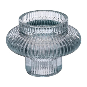 Set de 3 chandeliers "Night" verre gris D8cm