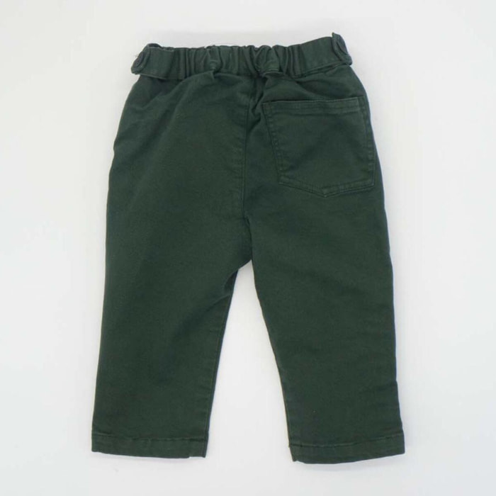 Pantalón sarga verde