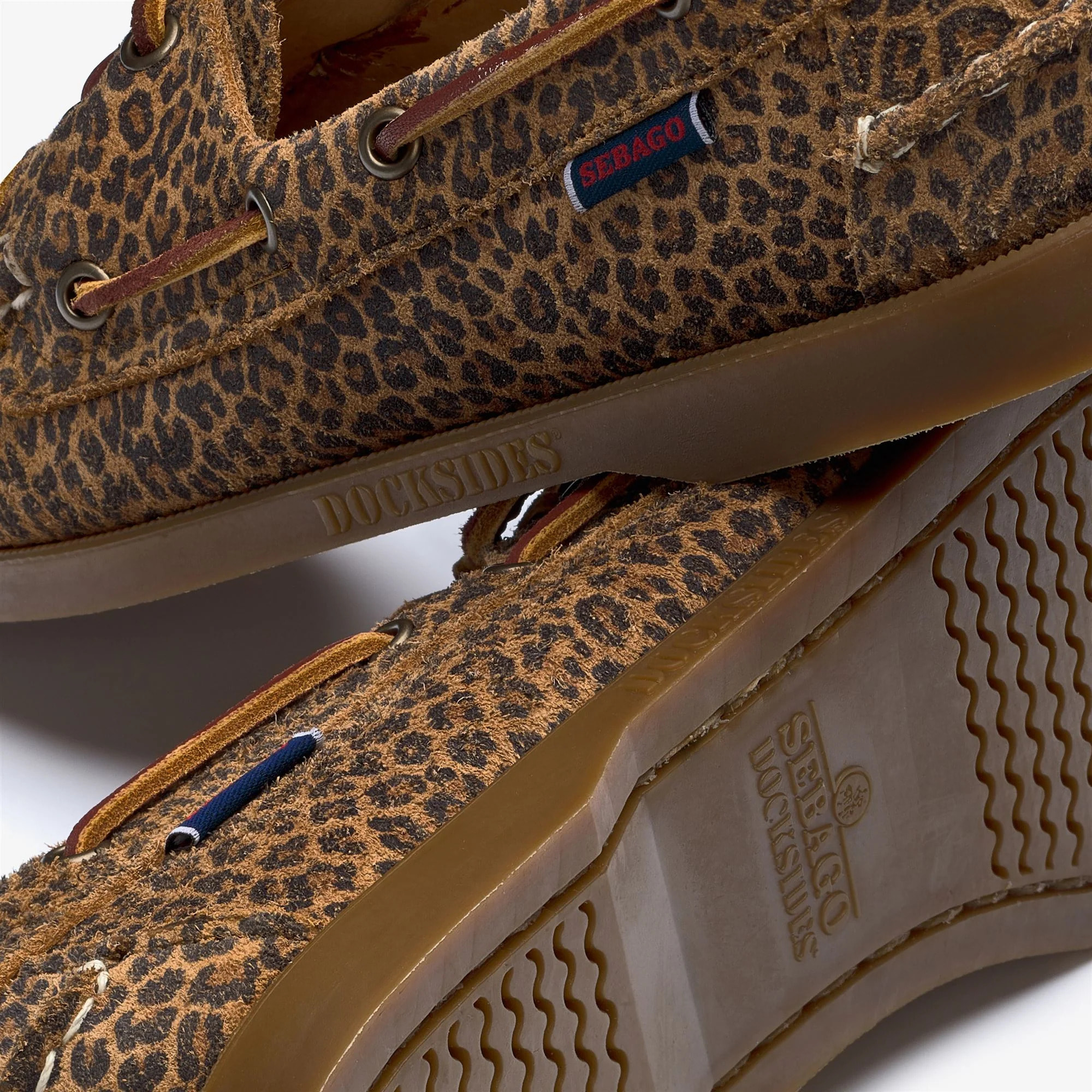Sebago - Docksides Donna Marrone - Portland Flesh Out Print Woman