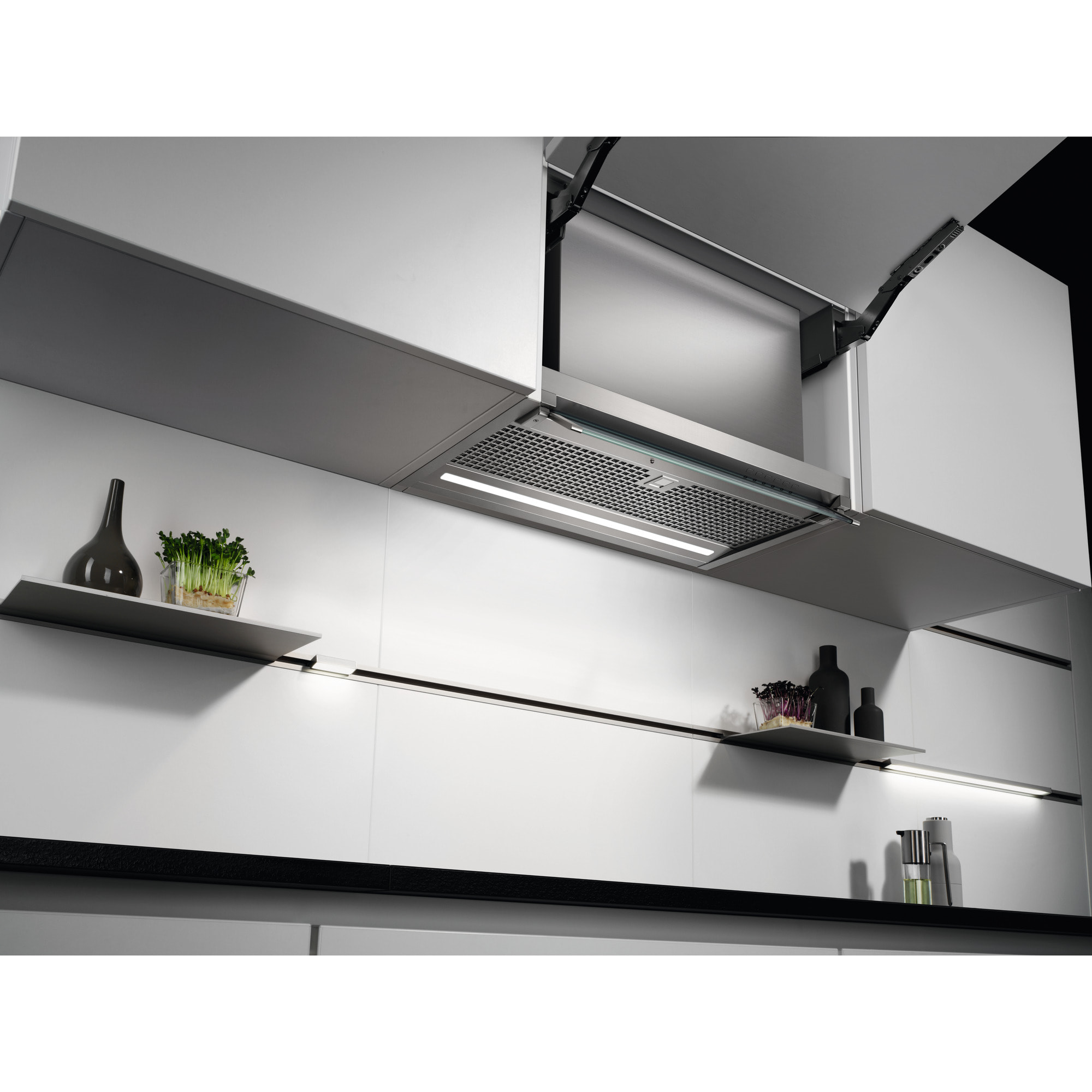 AEG Campana extractora integrada Serie 6000 Hob2Hood de 60 cm DGK6681HM | Reacondicionado
