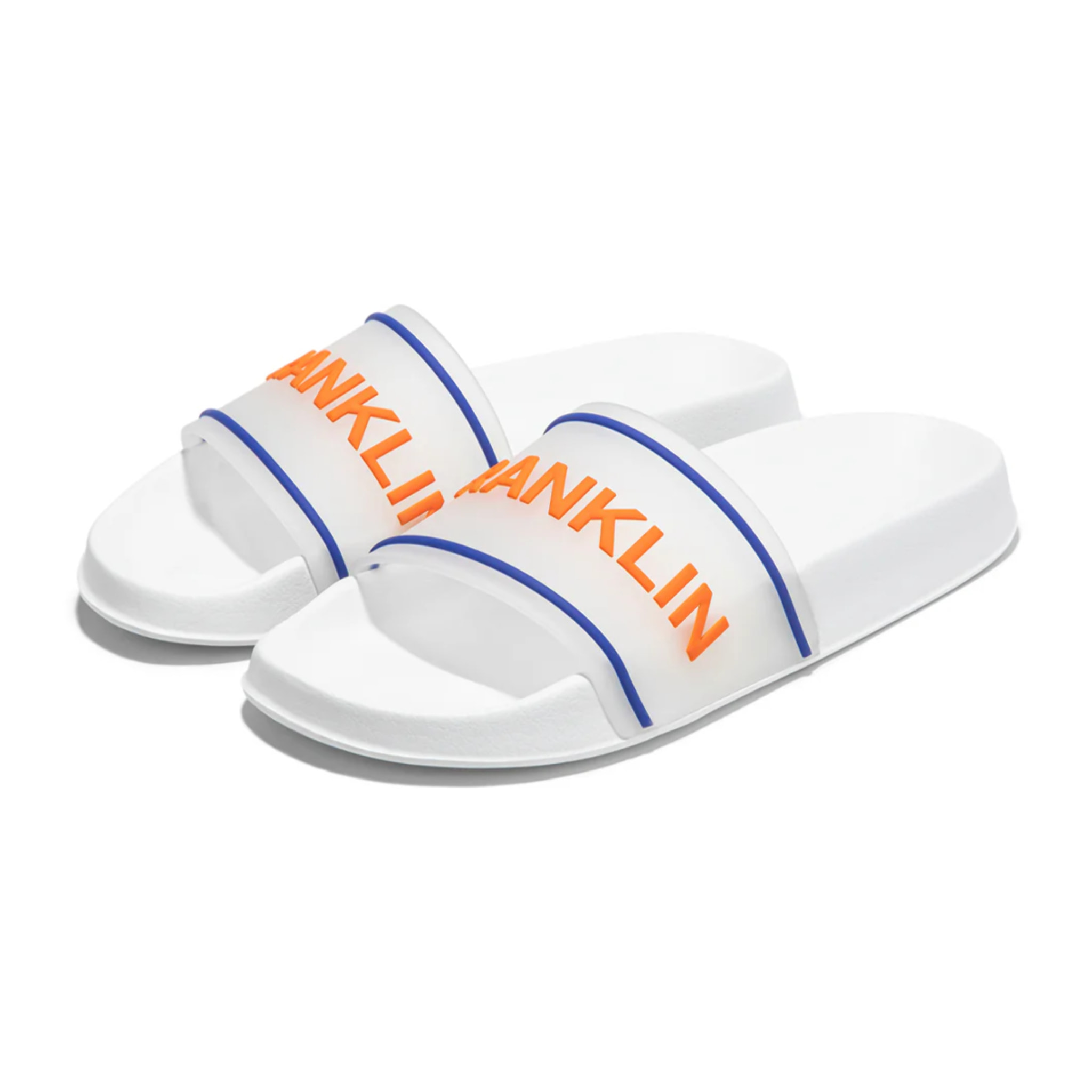 Chanclas Hombre Pala Venice Blanco / Naranja D.Franklin