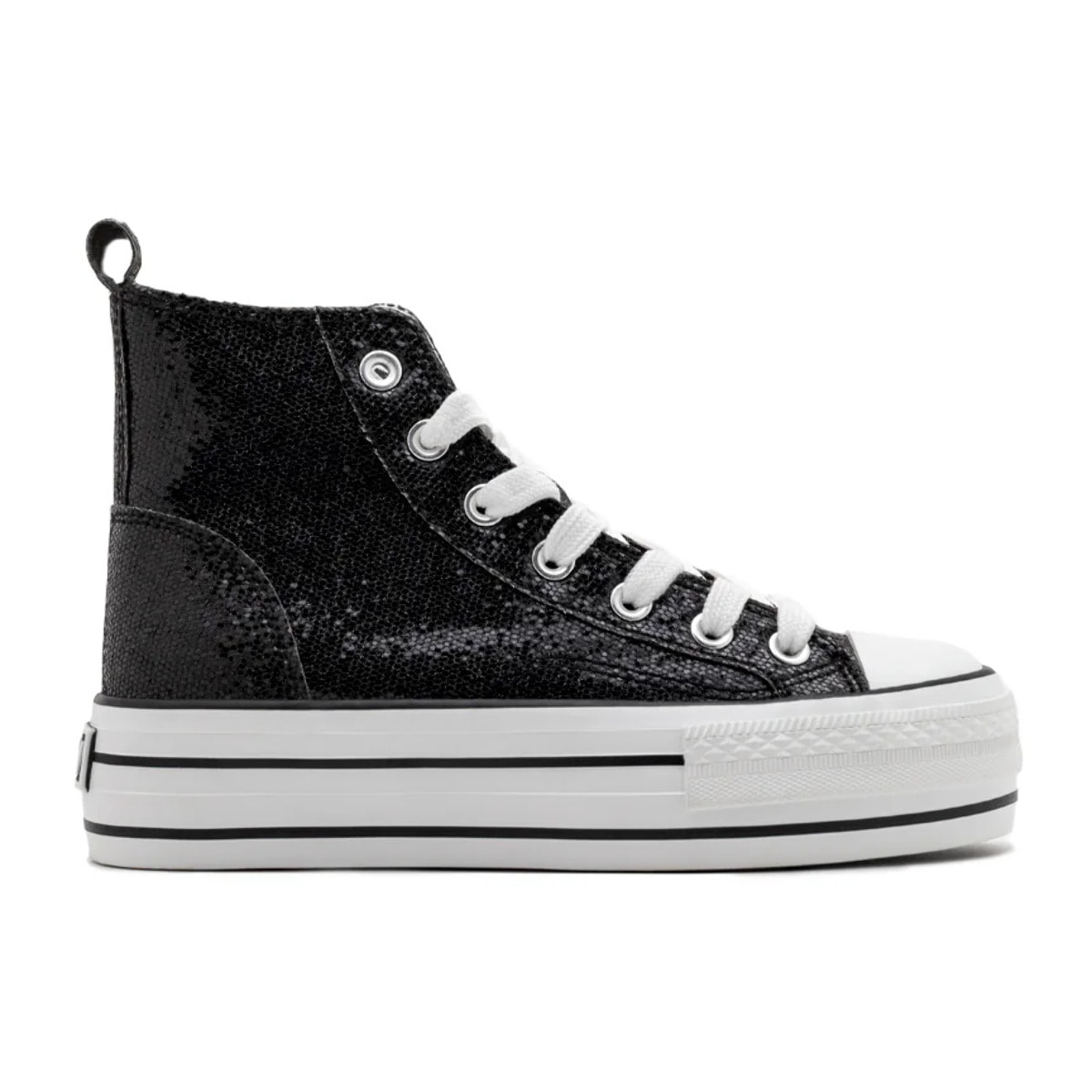 Zapatillas Altas Niños Negro B&W