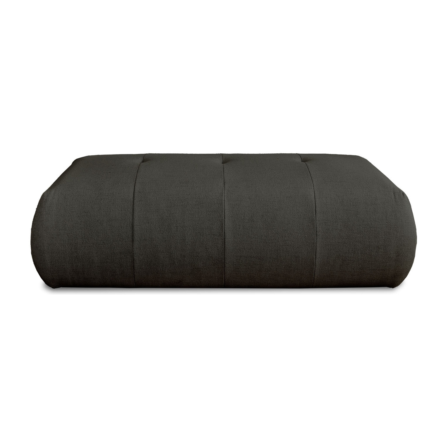 Onyx - pouf modulable - en tissu - Gris foncé