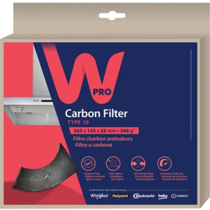 Filtre hotte WPRO CHF85/01