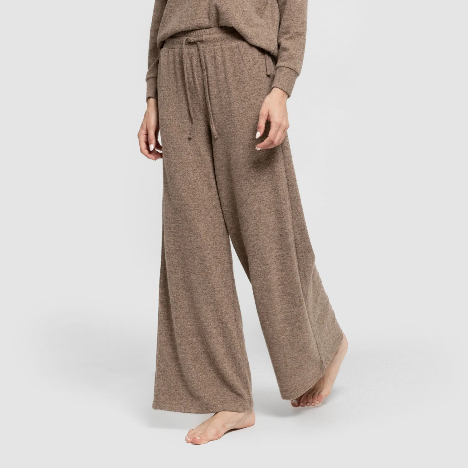 Pantaloni lunghi a gamba larga new punto extra morbido