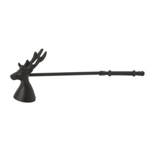 J-Line éteignoir à  bougie cerf - aluminium - noir