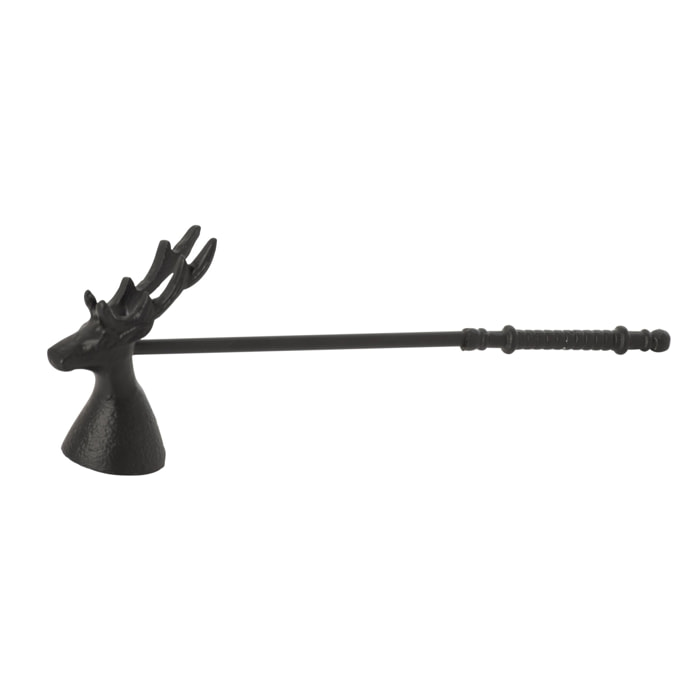 J-Line éteignoir à  bougie cerf - aluminium - noir