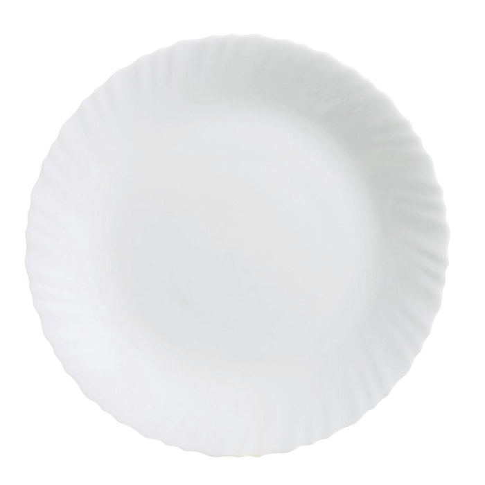 Assiette blanche 27 cm Feston - Luminarc