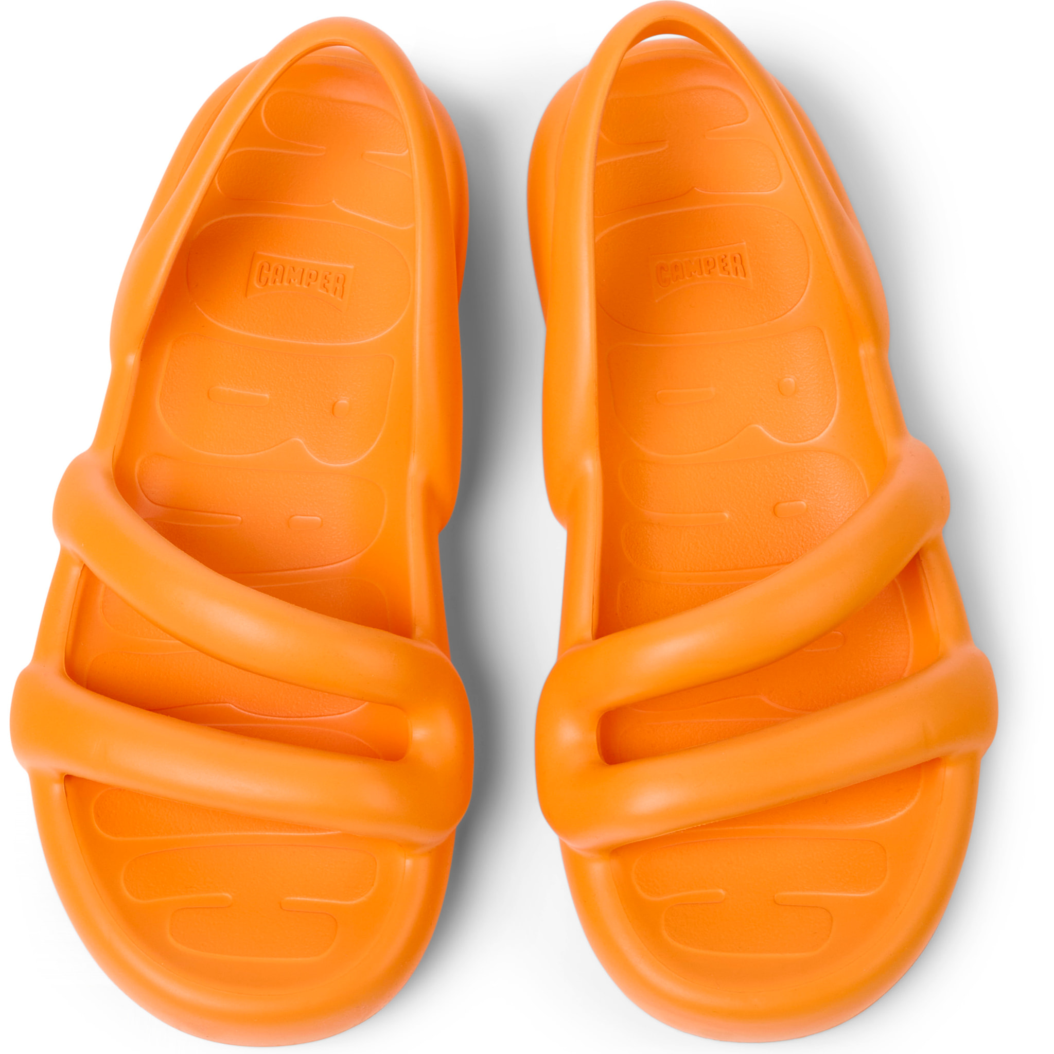 Sandali - CAMPER Kobarah Flat - Arancio - Sintetico