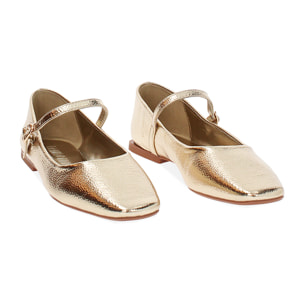 Ballerine donna oro chic