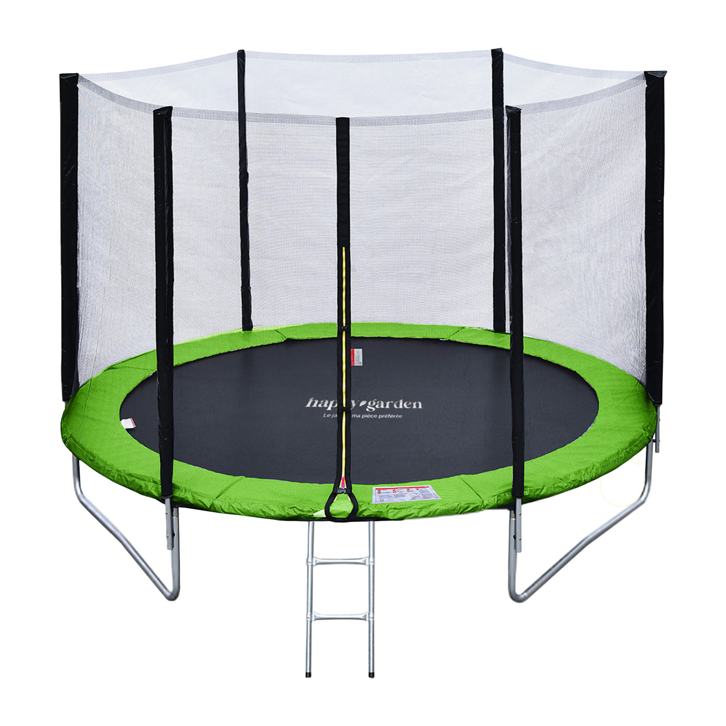 Trampoline réversible avec accessoires -