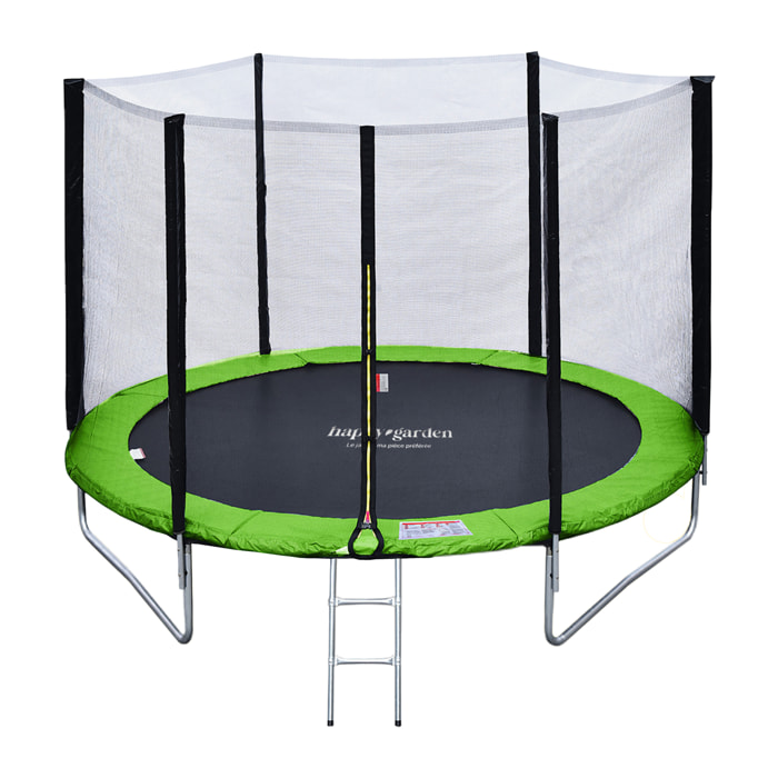 Trampoline réversible avec accessoires -