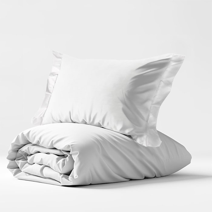 Parure copripiumino bianco