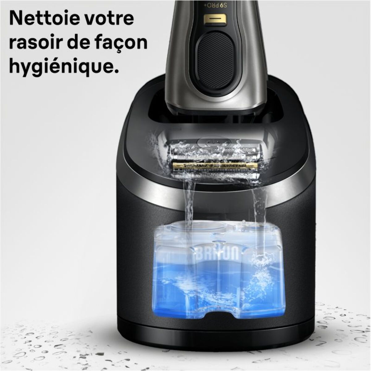 Cartouche nettoyante BRAUN nettoyante ShaverCare 3-en-1 pour rasoir x6 cartouches