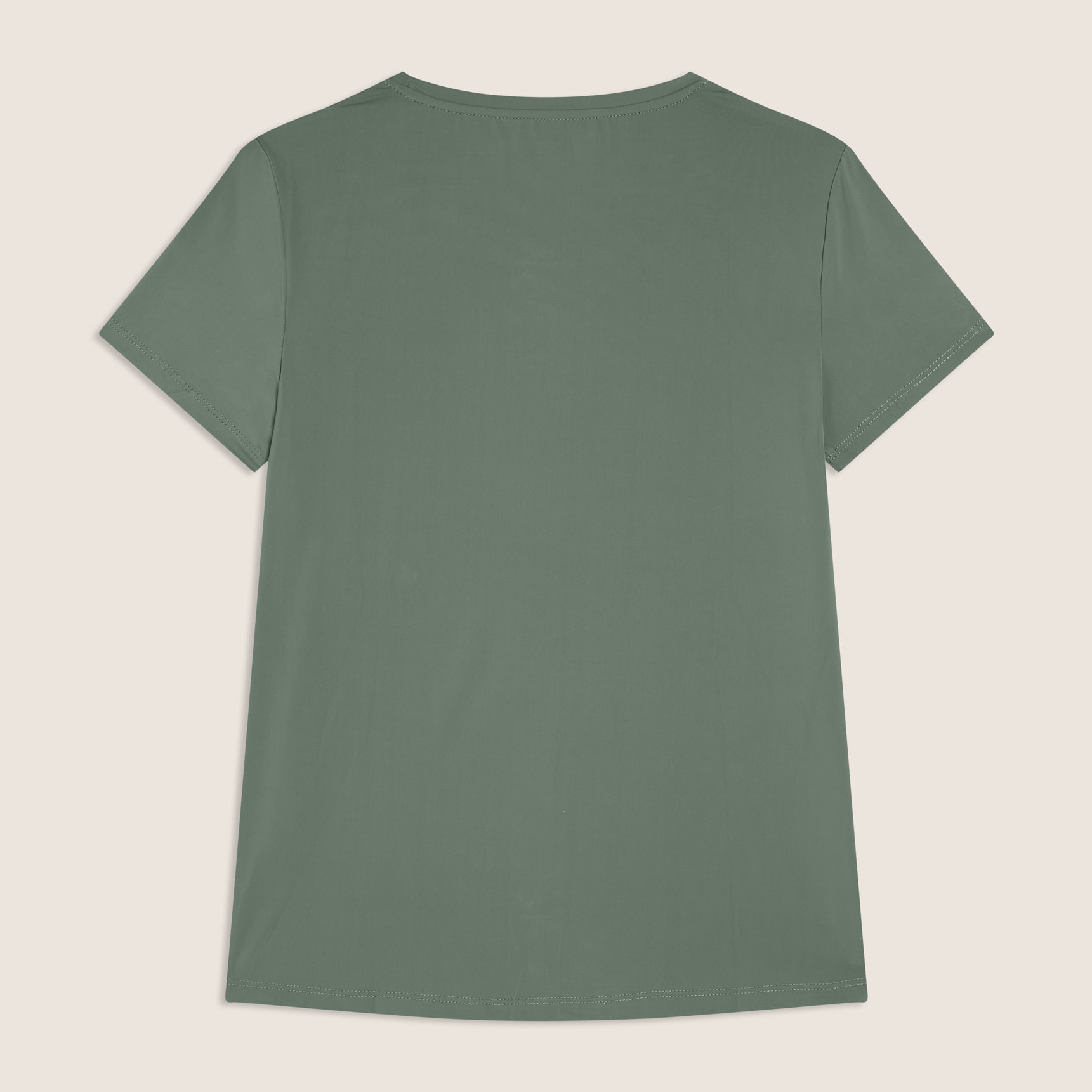T-shirt regular in tessuto tecnico leggero
