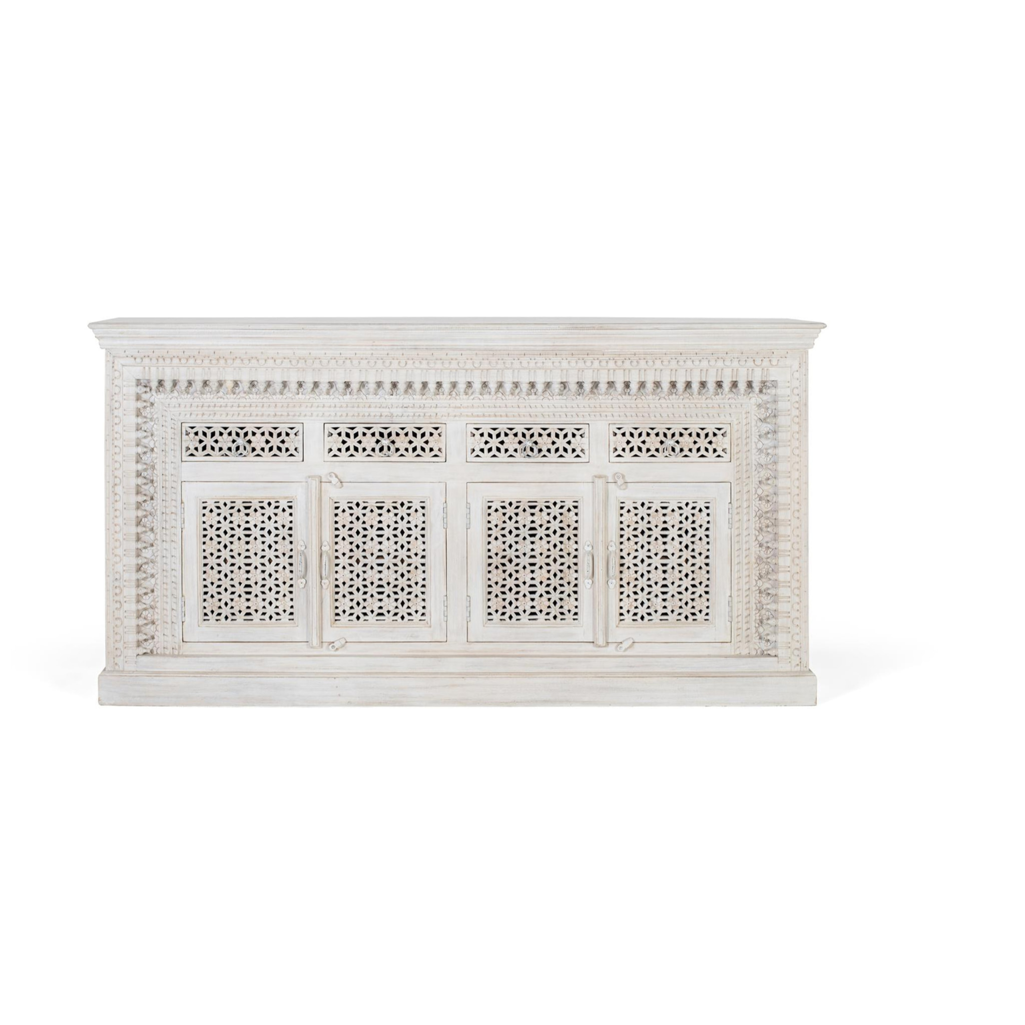 Aparador de Madera de Mango Estilo Mediterráneo Moderno
