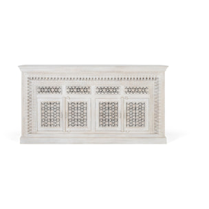 Aparador de Madera de Mango Estilo Mediterráneo Moderno