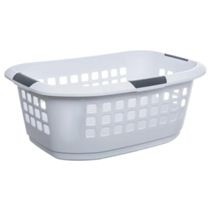 Corbeille à linge 51L "Hugger" blanc