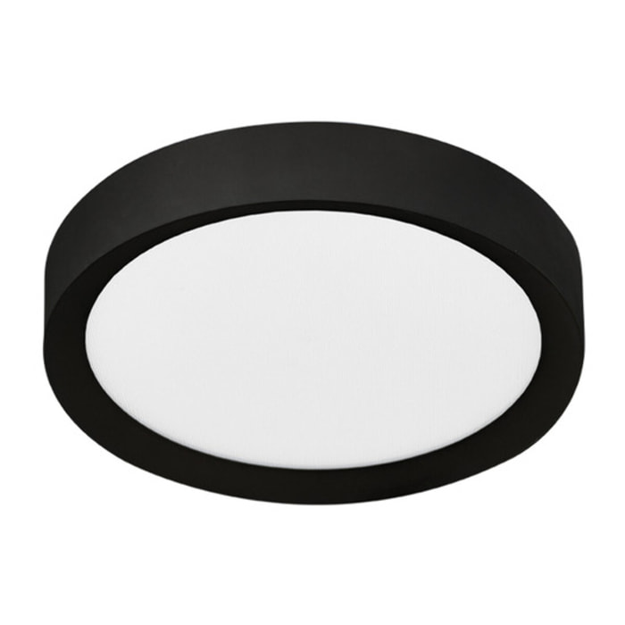 PLATE Lampada da soffitto Nero