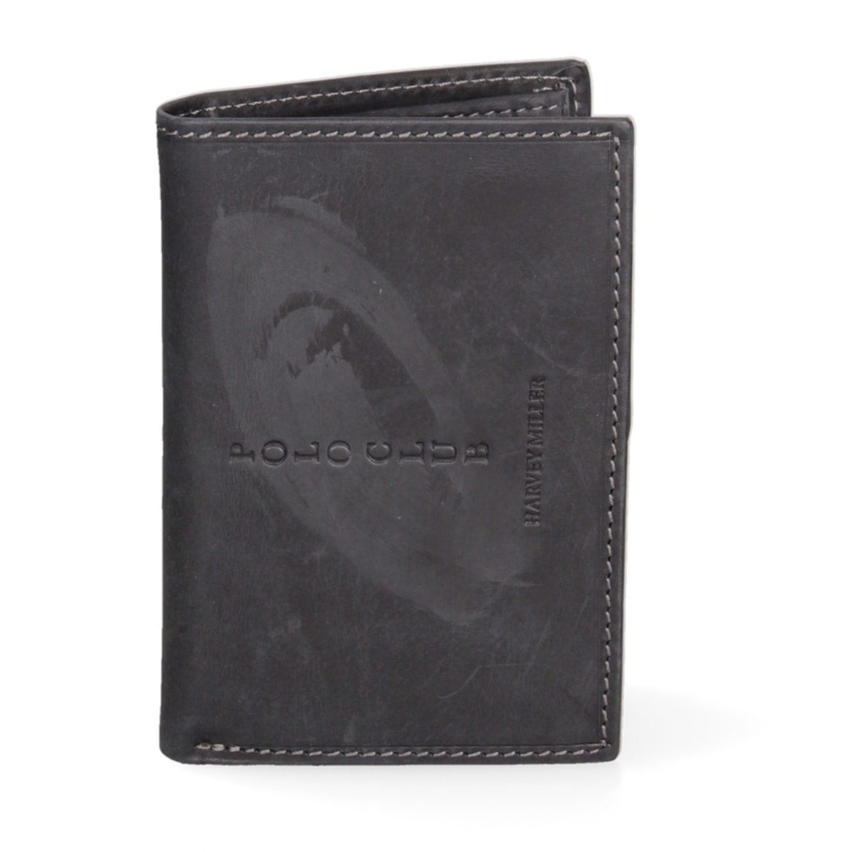 Portafoglio uomo in vera pelle - Modello False - Sfoderato - 12.0 x 9.5 x 2.0 cm