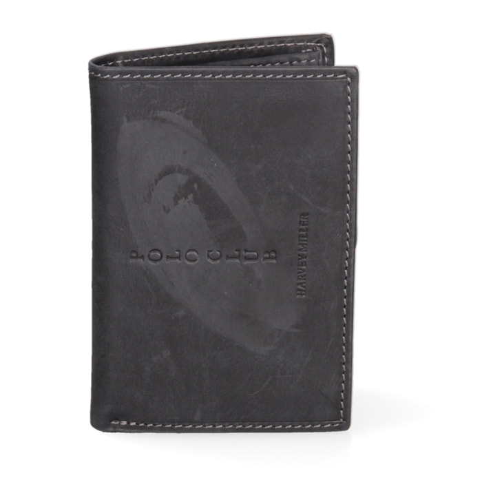 Portafoglio uomo in vera pelle - Modello False - Sfoderato - 12.0 x 9.5 x 2.0 cm