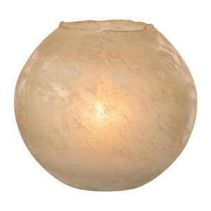 J-Line vase Soda Rond - verre - or - large - Ø 25 cm