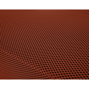 Onyx - canapé droit 2 places - en tissu mailles 3D - Terracotta