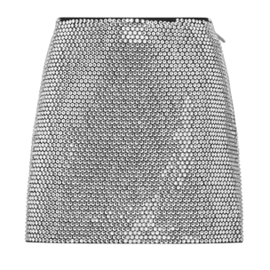 PHILIPP PLEIN Leather Skirt Mini