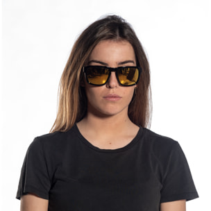 Gafas de sol PALO ALTO VERONA - Lente revo negro brillante y dorado