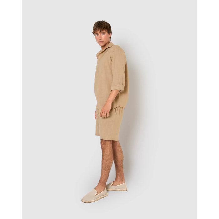 Pantalón corto algodón cuerda