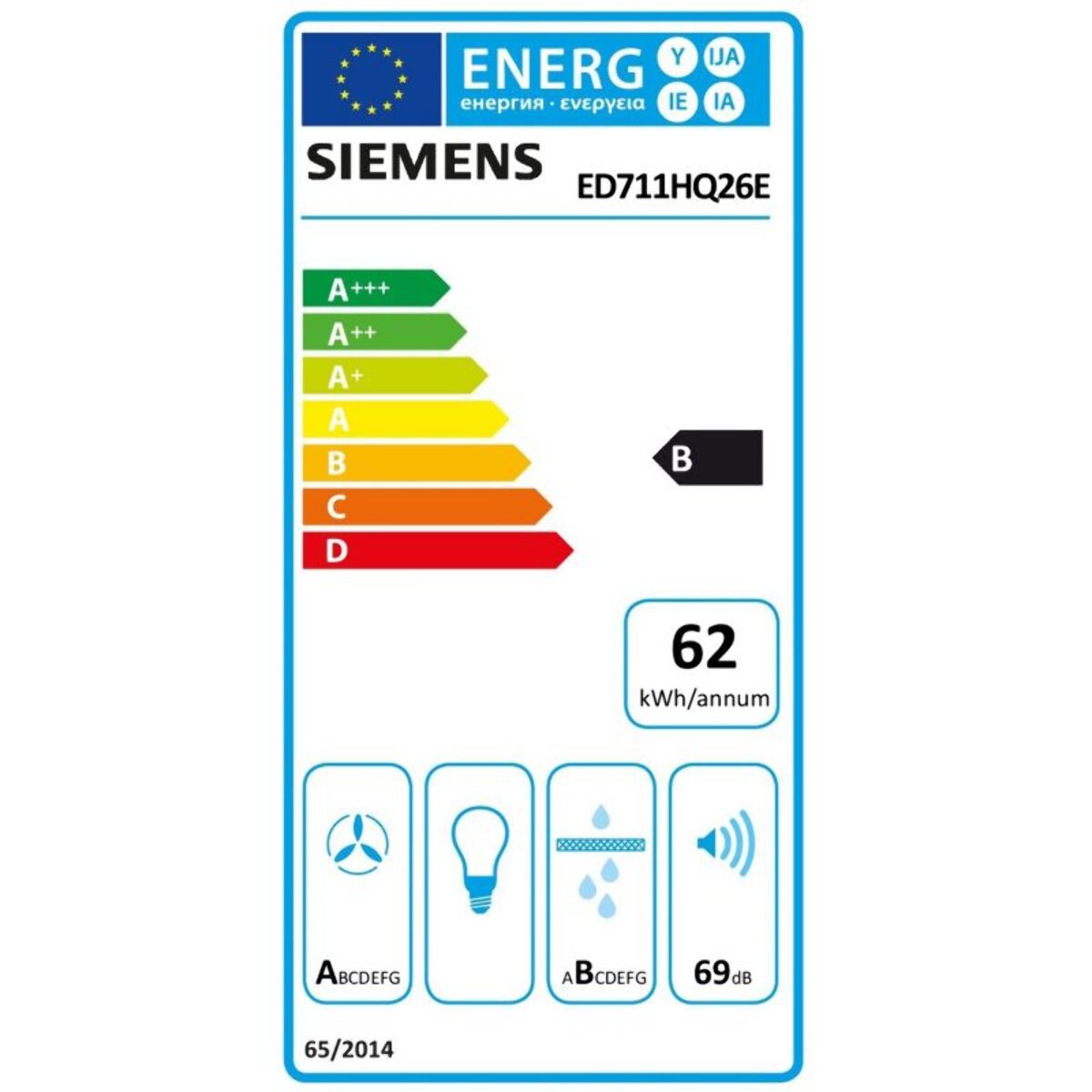 Plaque induction aspirante SIEMENS ED711HQ26E iQ500 combiZone